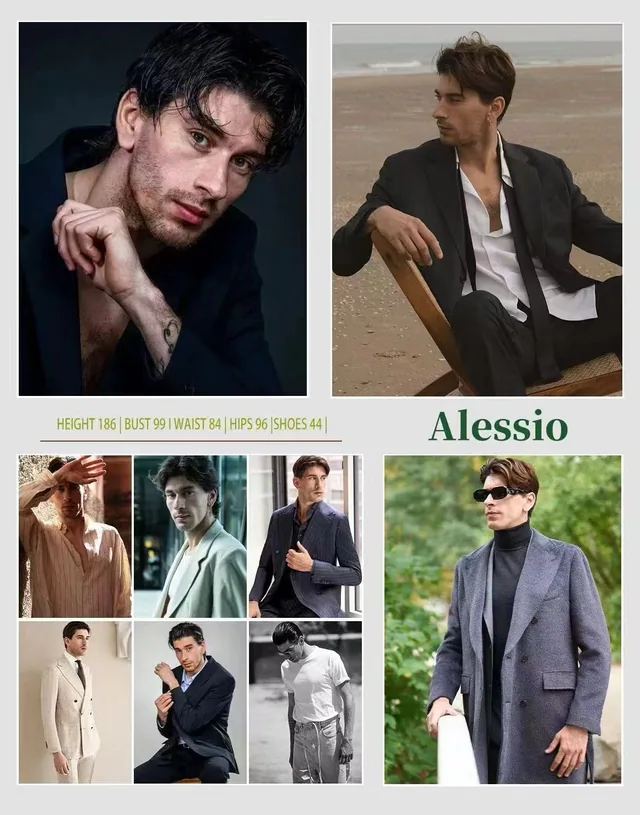 Model comp card 124